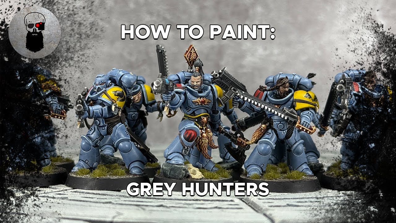 Contrast+ How to Paint: Space Wolves Grey Hunters - YouTube