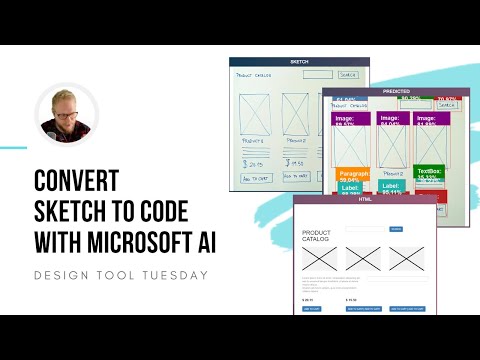 Sketch 2 Code: Transform any hands-drawn design into a HTML code with AI.