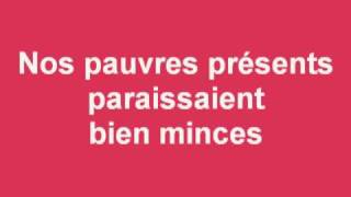 Video thumbnail of "Les Cadeaux (Trois chants de Noël) - Von Otter"