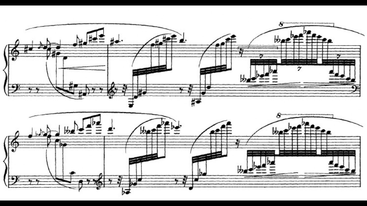 Alexander Scriabin - Two Poems for Piano, Op. 63 (1912) [Score-Video]