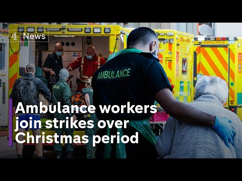 Christmas strikes: nhs ambulance workers to join mass walkouts