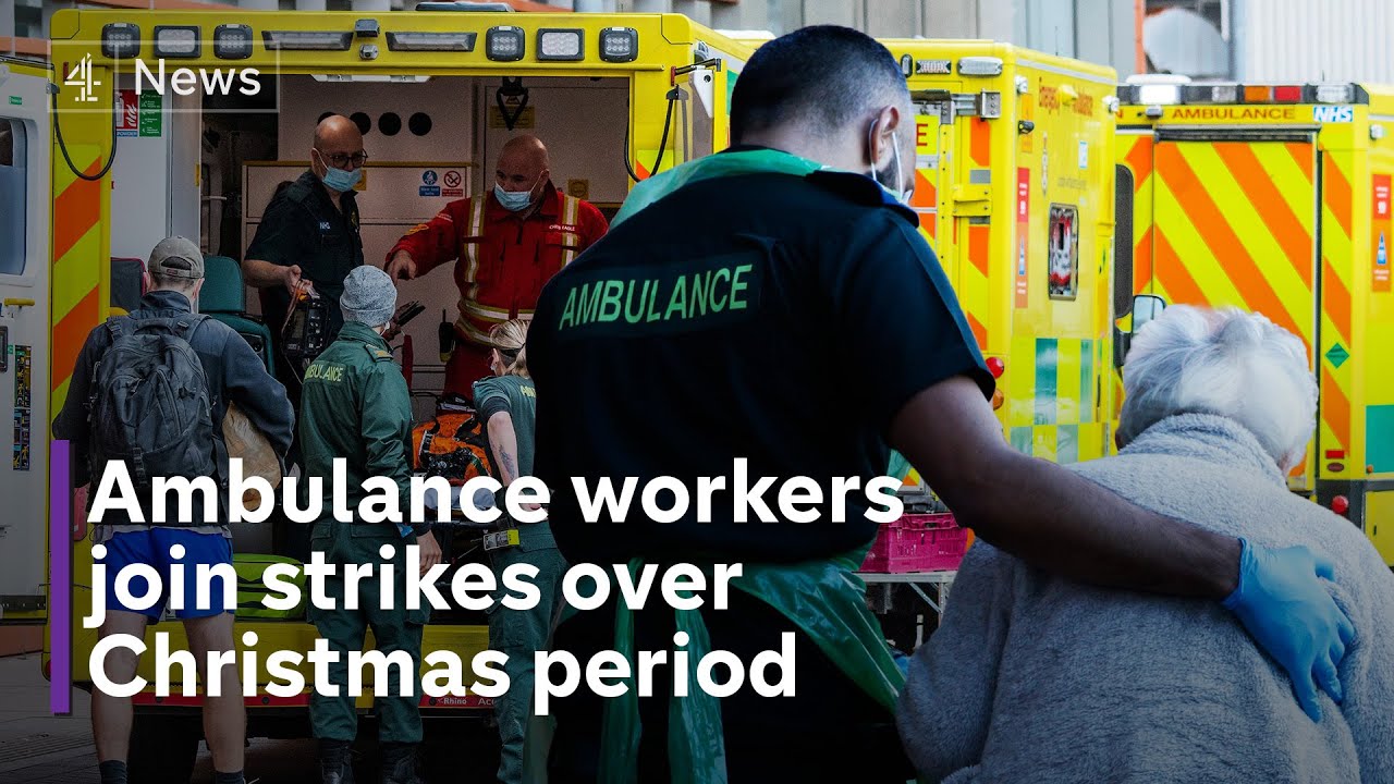 Christmas strikes: NHS Ambulance staff to join mass redundancies