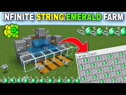 INFINITE STRING AND EMERALD FARM TUTORIAL in Minecraft 1.19.4 | Best String Duplication Glitch