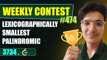 Lexicographically Smallest Palindromic Permutation Greater Than Target | LeetCode 3734