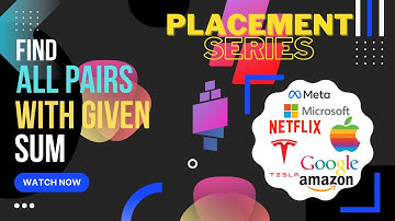 Find Pairs with a Given SUM | Leetcode | Java | Brute-Optimal