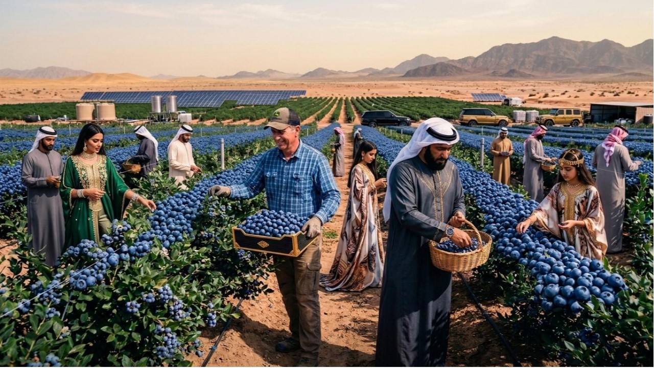 Inside the $1.2 Billion Desert Blueberry Mega Farm