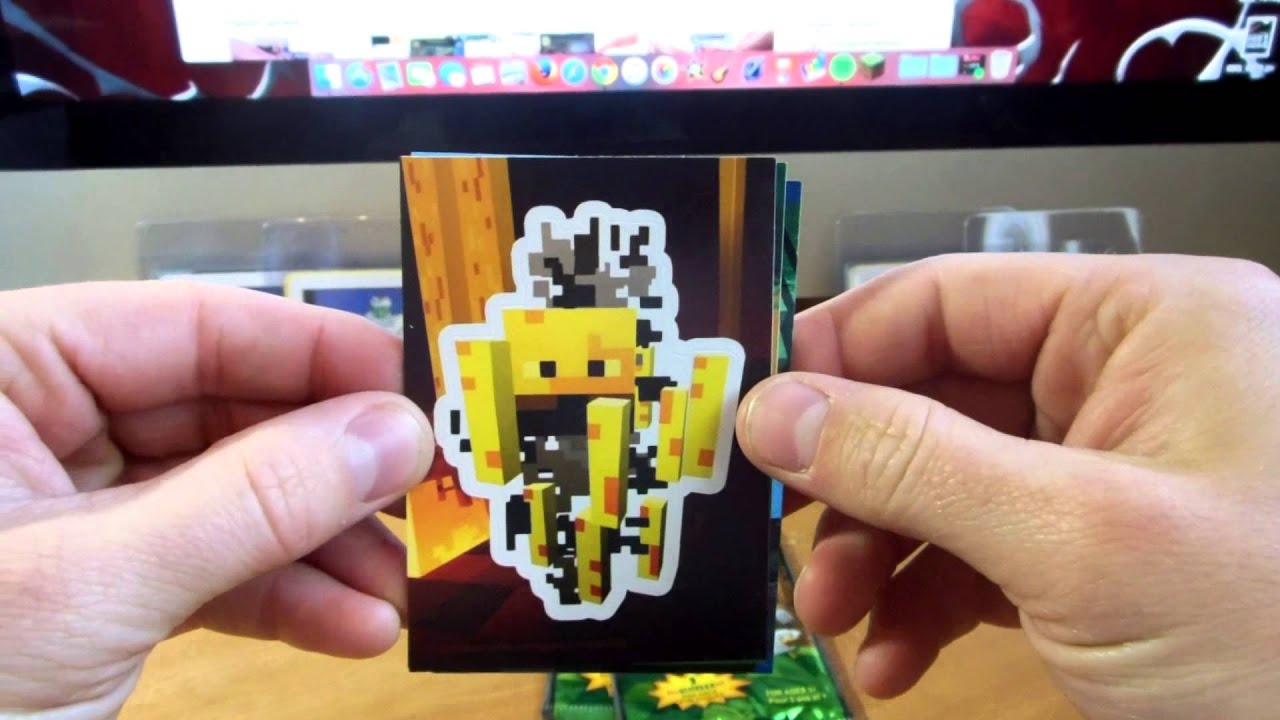 Pack Opening - 2015 Minecraft Sticker Cards