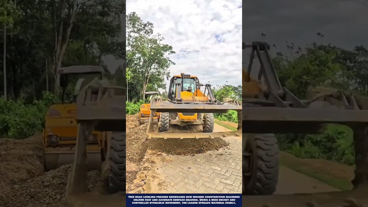Инновационная машина для высокоточной планировки грунта для строительства сельских дорог и