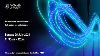 Monash University Digital Open Day - Education (Sunday 11:30am)