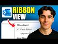 How To Change Classic Ribbon View In Microsoft Outlook (Tutorial 2026)