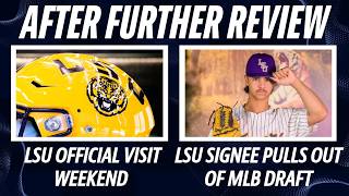 LSU Official Visit Weekend | LSU Signee Withdraws From MLB Draft | CWS Finals Preview