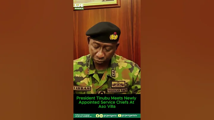 PRESIDENT TINUBU MEETS NEWLY APPOINTED SERVICE CHIEFS AT ASO VILLA