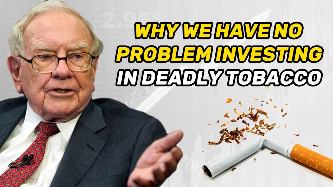 Warren Buffett: We invested in tobacco companies 🚬 Charlie Munger: We also  distribute cigarettes 💰