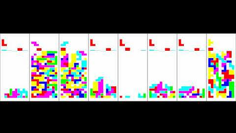 Genetic algorithm playing tetris