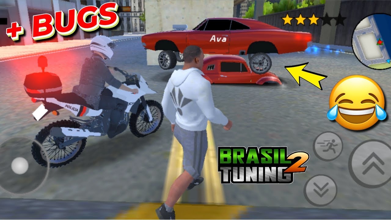 MAIS BUGS😂Brasil Tuning 2🔴ATUALIZAÇÃO🔴gta brasileiro mobile, explorando update brasil tuning BUGADO