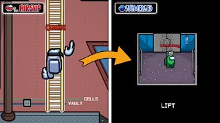 SUBMERGED MAP vs AIRSHIP MAP - Among Us LADDER evolution