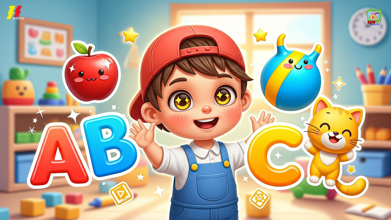 Learn ABC Alphabet Song | A For Apple for Children | Kids Learning 2025