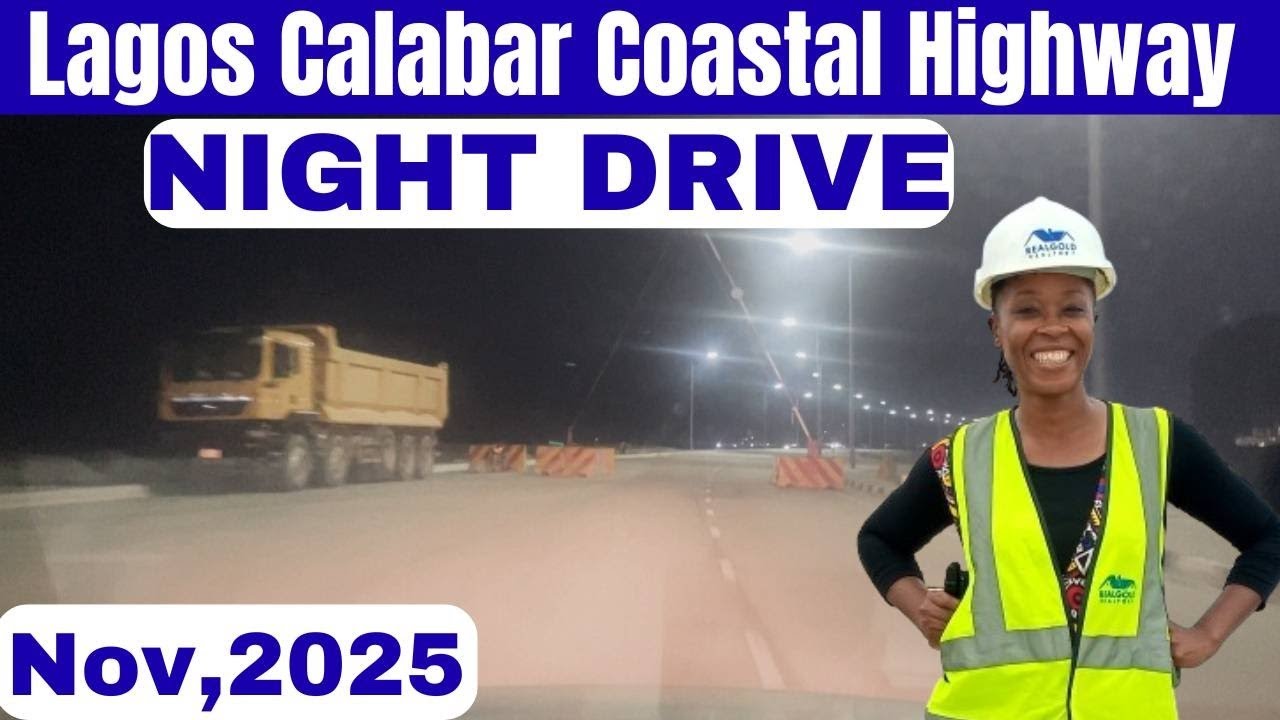 Прибрежное шоссе Лагос-Калабар ночью || Авраам Адесанья на VI Drive