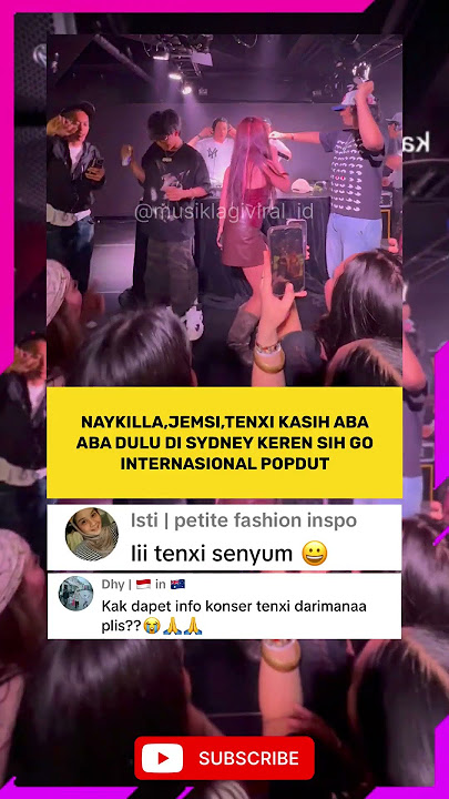 Tenxi tumben senyum‼️😂#tenxi #jemsii #naykilla #sydney #konser #musik #musikviral #shorts