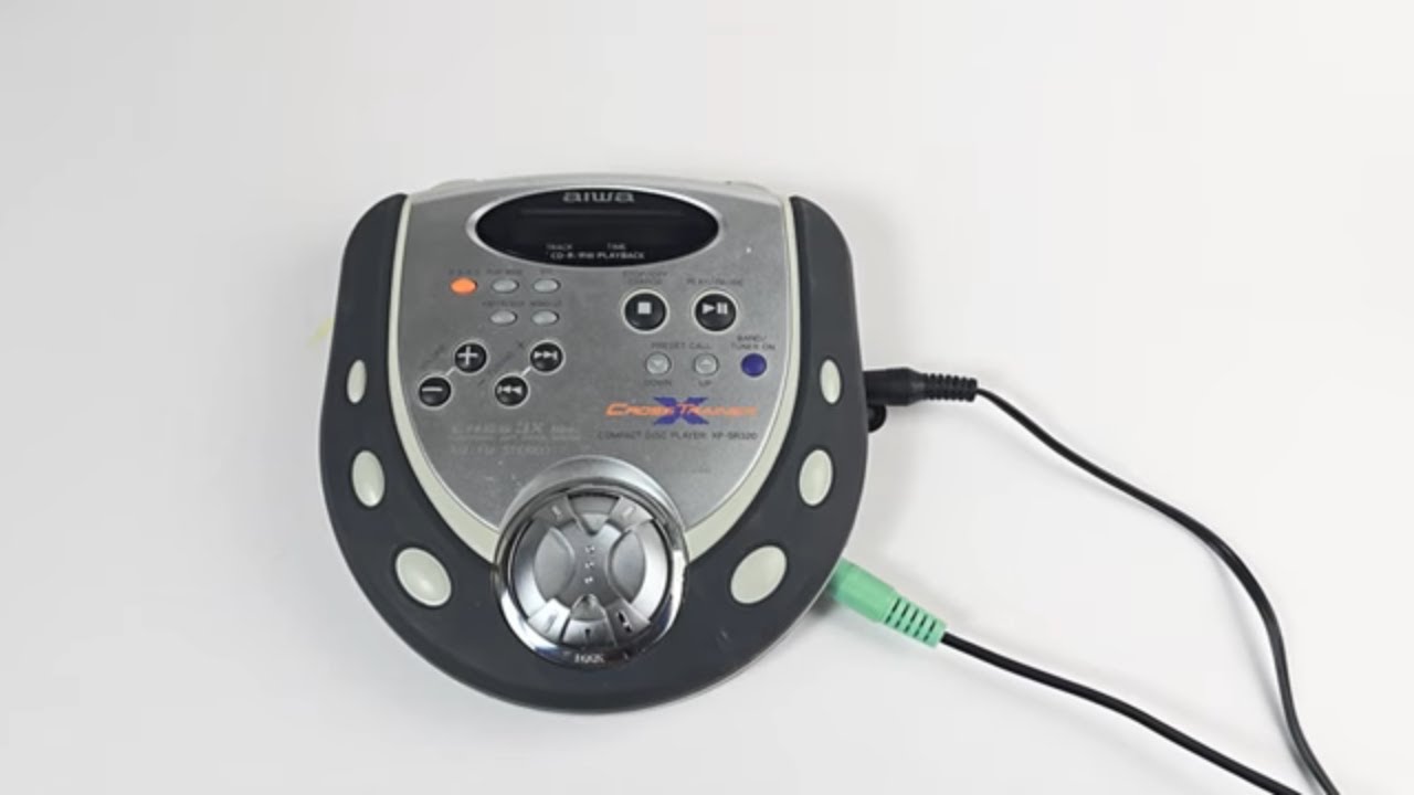 Aiwa XP-SR320 Cross Trainer Portable CD Player Radio AM/FM w/ AC