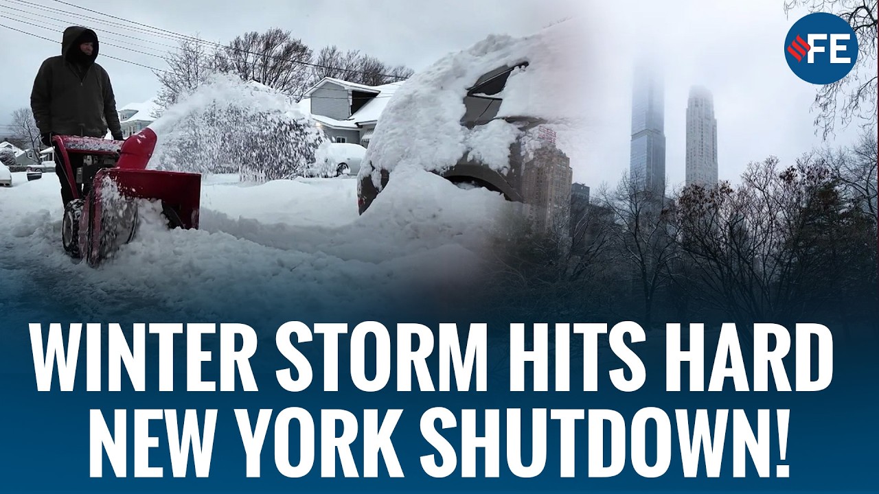 New York in Snow Chaos: Statewide Emergency as Brutal Winter Storm ...