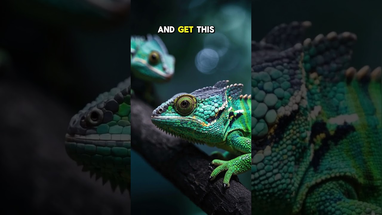 chameleon changes color 