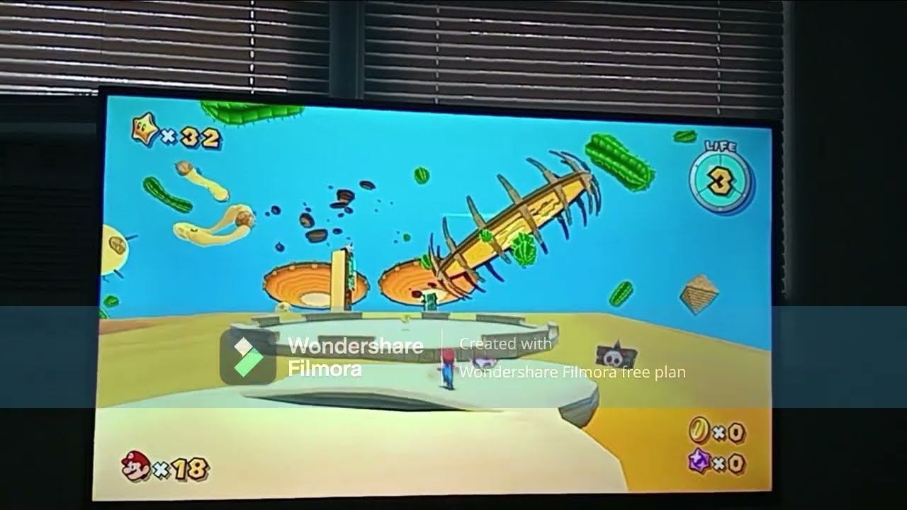 Super Mario Galaxy Playthrough Part 9 - Dusty Dune Galaxy & Bowser's Dark Matter Plant