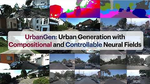 UrbanGen: Urban Generation with Compositional and Controllable Neural Fields