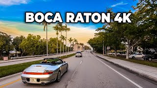 Florida 4K 🔥 Boca Raton Sunset Beach Drive