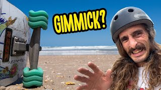 Shark Wheels on a Surf Skate!? BOWL/RAMP review for these WILD wheels!