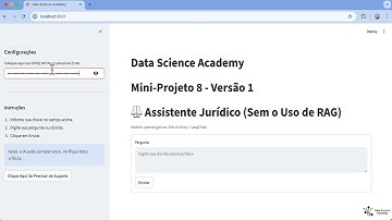 Mini-Projeto 8 - Construindo a Versão 1 da App Sem RAG - Modelo e Engenharia de Prompt