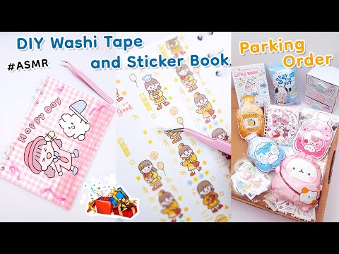 Video [ASMR] Cách làm Sổ chiết Washi Tape và Sticker /Gói... - youtube