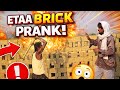 ETAA BRICK PRANK😝##ETAABrickPrank #BrickPrank #PrankVideo #PrankReels #FunnyPrank #ViralPrank #Desi