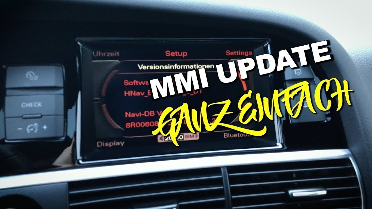Audi A6 4F Software Update YouTube