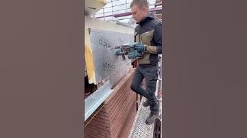 installation of polystyrene foam