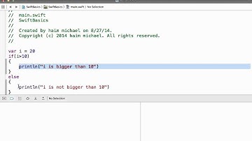 The if and if else Statements in Swift