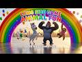 Super Fast Animals Rainbow Racers ! Long Slide Game