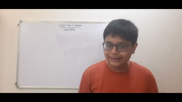 IOQJS Part 1 | Chemistry Solutions