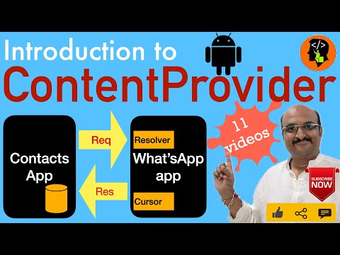 Content Provider - Part 1, A brief introduction