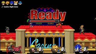 Ssf2 Beta Fmc All Star Mode - Metal Sonic