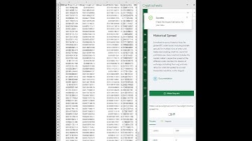 Get Paradigm data in Excel and Google Sheets - Historical Spread