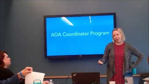 ADA Coordinator Training Certification Program