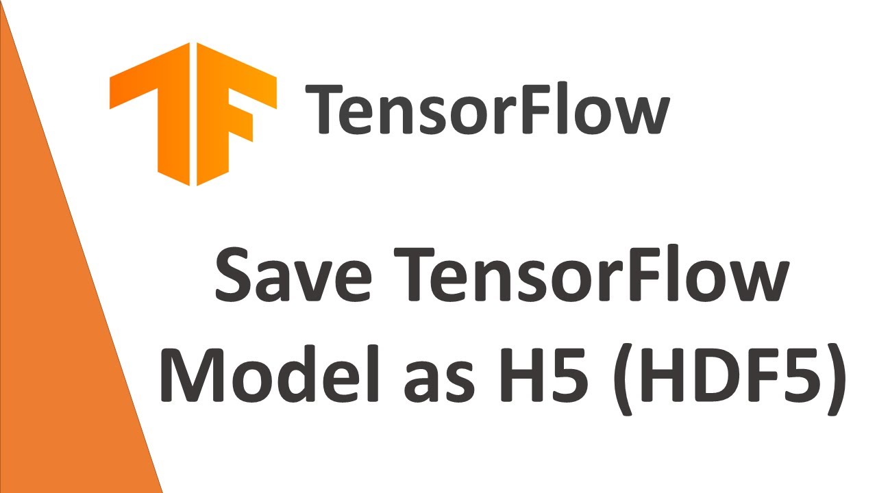 How to Save the TensorFlow Model - TensorFlow Tutorial 