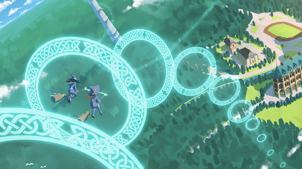 Little Witch Academia: VR Broom Racing Gameplay 🧹 PS4 PSVR - Super-fast racer