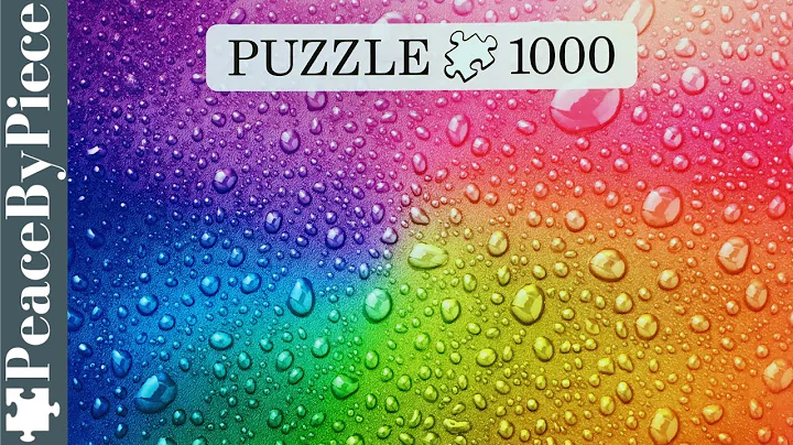 Stunning Rainbow Gradient Jigsaw Puzzle | 1000 Pieces | Aldi Puzzle Challenge