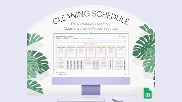 Cleaning Schedule - Google Sheets Template