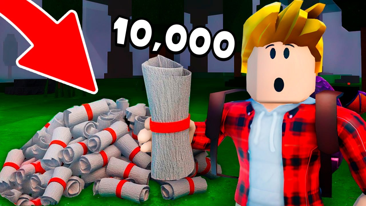 Я Собрал 10.000 БАНДАЖЕЙ в 99 Nights in the Forest в Роблокс