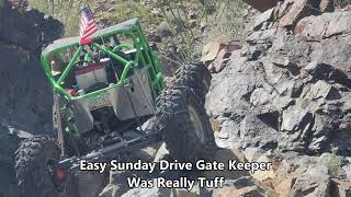 Easy Sunday Drive Trail - Extreme Rock Crawl in Lake Havasu City Arizona 14-Apr-2023 from Dash Cam