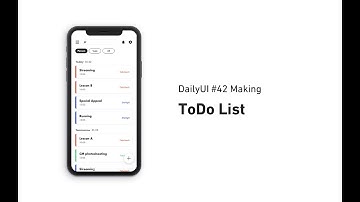 DailyUI #042 ToDo List Making