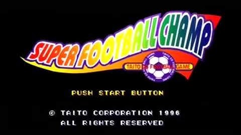 [Ps1] Introduction du jeu "super football champ" de l